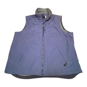 LL BEAN Men’s Fleece- Lined Zip Up Tech vest size XXL